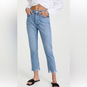 Agolde Riley cropped jeans - Haven - size 26